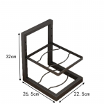 Potiriiul on spetsiaalselt loodud pottide ja n&otilde;ude hoidmiseks. Roostevabast terasest k&ouml;&ouml;giriiul, kraanikauss, mitmekihiline majapidamisriiul, k&ouml;&ouml;gitarbed bilayer
