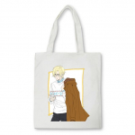 Anime Banana Fish Graafiline naiste ostukott k&auml;ekotid riidest l&otilde;uendist kandekotid naiste y2k korduvkasutatavad &otilde;lakotid 24*26cm