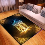 Islami vaibad religioossed funktsioonid 3D-prinditud multifilmi laste p&otilde;randamatt, ristk&uuml;likukujuline vaip magamistoale t&auml;iskasvanutele m&otilde;eldud joogamatid elutoa dekoratiivne 40x60cm