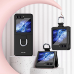Libisemisvastane s&otilde;rmes&otilde;rmuse &uuml;mbris Samsung Galaxy Z Flip 5 5G Flip5 Flip4 Flip3 Flip 3 4 Zflip5 telefoni tarvikud kaitse&uuml;mbris for Samsung Z Flip 5 must