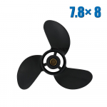 Propeller 3 laba 12 spline hammas Tohatsu Nissan Mercury 4-6HP 3R1W64516-0 alumiiniumist p&auml;ramootori s&otilde;ukruvi 7,8 X 8 jaoks China must