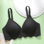 Ice Silk &uuml;hes t&uuml;kis &otilde;mblusteta aluspesu naiste suvine &otilde;huke fikseeritud kauss, v&auml;ike rinnahoidja, &uuml;li&otilde;huke rinnahoidja ilma terasr&otilde;ngata S must