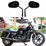 8MM Mootorratta Tahavaatek&uuml;ljepeeglid Harley Softail Dyna SPORTSTER XL 883 1200 Touring Road King Street Glide'ile