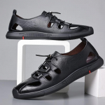 Meeste sandaalid suvised kaheotstarbelised rannakingad Lehmanahast paksu tallaga jalan&otilde;ud, mugavad vabaajajalatsid 38-44 40 valge