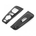 2pcs Carbon Fiber Style Window Armrest Trim Cover Fits for Hyundai Grand Starex H1  car accessories