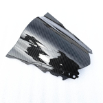 For Yamaha YZF R25 R3 2013 2014 2015 2016 2017 2018 Carbon Fiber Painting Motorcycle screen Windshield WindScreen Double gray