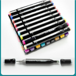 Markerid pliiatsi v&auml;rvid Kunst visandid Markerpliiatsid Graafiline Manga Anime Markerid Graffiti kunstitarbed 12 Colors must