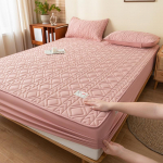 3 TK seljakujuline tepitud A-klassi toorpuuvillasest sojaoa voodilina 120*200cm 3pcs taevasinine v&auml;rv