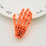 1 tk Hand Bone Juuksen&otilde;el Halloweeni kummitus k&uuml;&uuml;nis pealuu k&uuml;&uuml;nis fluorestseeruv juuksen&otilde;el Happy Helloween peokaunistuste trikk v&otilde;i maius peotarbed 1pc must