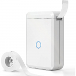 Teibiga etiketivalmistamismasin, D110 kaasaskantav Bluetooth-sildiprinter ladustamiseks, saatmiseks, v&ouml;&ouml;tkoodiks, postitamiseks, kontoriks, koduks, korraldamiseks