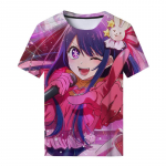 Oshi No Ko T-s&auml;rk Anime Manga 3D Prinditud T&auml;navar&otilde;ivad Vabaaja mood suur T-s&auml;rk Top Clothing 4XL
