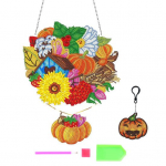 Liblikad lillelindude kujuga 5D teemantmaalikomplekt v&otilde;tmehoidjaga DIY j&otilde;uluteemaline 30x30cm sinine