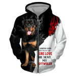 Kevad-s&uuml;gis nutikas rottweileri koer 3D prindiga kapuuts Meeste retrot&otilde;mblukuga avar jakk Mantlid Harajuku t&auml;navar&otilde;ivad kapuutsiga dressipluus XL