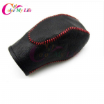 V&auml;rv My Life nahast auto k&auml;igukangi nupu kate K&auml;igupea katted K&auml;sipiduri katted Ford Focus 3 4 MK3 LHD 2012-2018 Black Red Line Knob