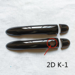 For Renault Megane MK2 ii 2 RS CC Accesorios Accessories 2003 2004 2005 2006 2007 2008 Door Handle Cover Trim Gloss 2DC1 black