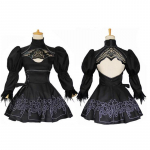 Cosplay Anime Nier Automatas 2B &otilde;de Cosplay &uuml;likond Anime Naiste Cosplay kost&uuml;&uuml;mikomplekt Eemne Halloweeni t&uuml;drukute peokleit s