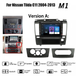 8-tolline Android autoraadio multimeedia videopleier Nissan Tiida C11 2004-2013 Nupuga Carplay WiFi BT 2 Din 2+32GB A,1+32GB