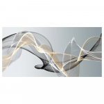 Must kuldjoon Seinakunst L&otilde;uend Maalimine Plakatid Abstraktsed paelad Elutoa pildid Moodne tr&uuml;kis P&otilde;hjamaade kontorisisustus raamita 20x40cm