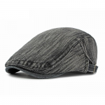 Mehed Naised Kevadsuvi &otilde;hukesed hingavad denimbarett Briti vintage Cap Forward Cap Newsboy Caps meestele tumesinine v&auml;rv