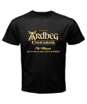 Ardbeg-Uigeada-&Uuml;lim Islay Single Malt &Scaron;oti Viski-Must Unisex T-s&auml;rk S