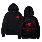 Anime Wind Breaker Bird Graafiline kapuuts Unisex Naiste Mood fliis Puuvillane Suured kapuutsid Unisexi Unisexga Casual Harajuku dressipluus L