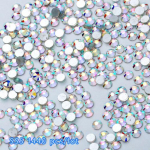 Lameda seljaga k&uuml;&uuml;nekunstist kivid s&auml;rava teemandi kujuga 3D n&auml;pun&auml;ited DIY kleebisekujundus Ss10 (2.7mm)