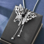 Uus tipptasemel Butterfly kampsunikett naiste luksuslikule ja mitmek&uuml;lgsele temperamendile, pikk kaelakee, n&ouml;&ouml;ritutid 80cm