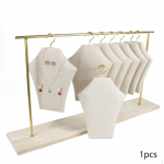 Kaelakee vitriin Ehted Organiseerija Elegantne metallist ehete torni k&otilde;rvar&otilde;ngas jaoks