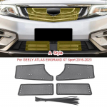 4 tk auto putukakindel &otilde;hu sisselaskeava kaitse kate Vent Racing grilli filtriv&otilde;rk GEELY ATLAS EMGRAND X7 SPORT 2016-2022 jaoks