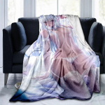 Hot Body Anime Seksikas T&uuml;druk Moodne tekk Flanell Pehme Plush Diivanvoodi Viskamine Multifilmi tekid vooditele Kingitused Dropshipping 75cm x 90cm