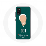 &Uuml;mbris Samsung galaxy S20 plus Squid Game Oh Il nam Number 001 jaoks