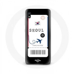 Coque pour Samsung Galaxy A10 Billet d'avion Seoul Cor&eacute;e du Sud