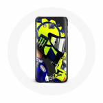 Samsung Galaxy j5 Valentino Rossi Speed ​​​​Driveri kiiver, sinine kollane &uuml;mbris