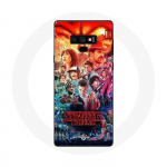 Coque pour Samsung Galaxy Note 9 Stranger Things Teaser Saison 4 Affiche Personnages Art