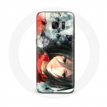 &Uuml;mbris Samsung Galaxy S6 Edge Mikasa Ackerman Attack on Titan Anime jaoks