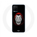 Coque pour Vivo Y21s 2021 / Y21 2021 La casa de papel Masque
