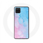 &Uuml;mbris Samsung Galaxy A22 4G Sinise roosa taustaga