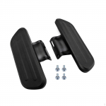 2x jalapulgad, elektrilised jalgratta esipedaalid, alumiiniumsulamist jalatoed, pedaal E-mootorrattale