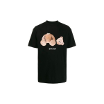 Palm Angels Karu L&uuml;hikeste Varrukatega T-s&auml;rk Must/Pruun Meeste Topid PMAA001R21JER0011060 L beige