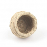 K&auml;sitsi kootud tuvipesa soe varjualune tugevdatud servadega looduslik hingav linnumaja riputatav papagoi haudepesa