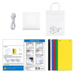 Youshengi fotostuudio valguskast Kvaliteetsed LED-valgustid Lihtne kasutada j&auml;&auml;pinnaga ehteid v&auml;ikeste esemete fotograafia valge