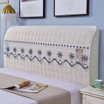 K&otilde;ikeh&otilde;lmav &uuml;lipehme sile tepitud peakate Paks sametist peatsi kate &uuml;hev&auml;rviline voodi seljaosa tolmukaitse kate 160CM