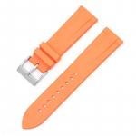 Kvaliteetne fluoro-kummi rihm Quick Release jaoks Omega Rolex Seiko roostevabast terasest pandlaga 20/22mm kellarihm k&auml;ev&otilde;ru meestele naistele 20mm