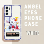 Telefonikott Pehmest Kummist TPU Mobiiltelefoni &Uuml;mbris T&auml;ielik Katvus Kaamera Kaitse Disain P&otilde;rutuskindel Kate OPPO Realme jaoks OPPO A15 must