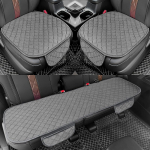 surpassme Comfort Car Seat Cover Universal Front Row Seat Cover,Applicable to Car Accessories,with Storage Bag,Car Interior,SUV,Trucks and 1 Front Seat Cover hall v&auml;rv