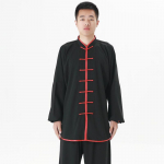 2 tk/komplekt Unisex n&ouml;&ouml;biga plekiga s&auml;rk lahti &uuml;hev&auml;rviline hiina traditsiooniline tai chi &uuml;likond kung fu kandma meeste riideid XS