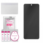 apgo Privacy Matte Hybrid protective glass compatible with Xiaomi Redmi Note 9 Pro, flexible nano glass, great replacement for tempered glass, scratch