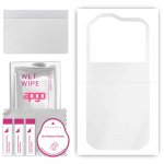 apgo Ultra Clear Protective Skin Sticker for the back compatible with Cat S60, Wrap Film, Hydrogel Film, Flexible, Soft TPU with positioning layer eas