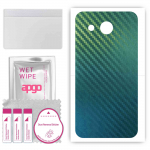 apgo Protective Skin Sticker for the back compatible with Huawei Y5 (2017), Wrap Film, Foil, Vinyl - Pattern Carbon Chameleon CAKA1