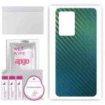 apgo Protective Skin Sticker for the back compatible with Lenovo Legion Y70, Wrap Film, Foil, Vinyl - Pattern Carbon Chameleon CAKA1
